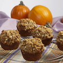 Pumpkin Walnut Bran Muffins